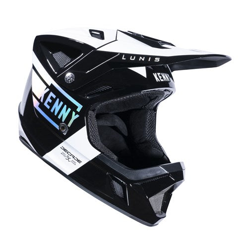 KENNY RACING HELMET - DECADE FULL FACE - HOLOGRAPHIC BLACK