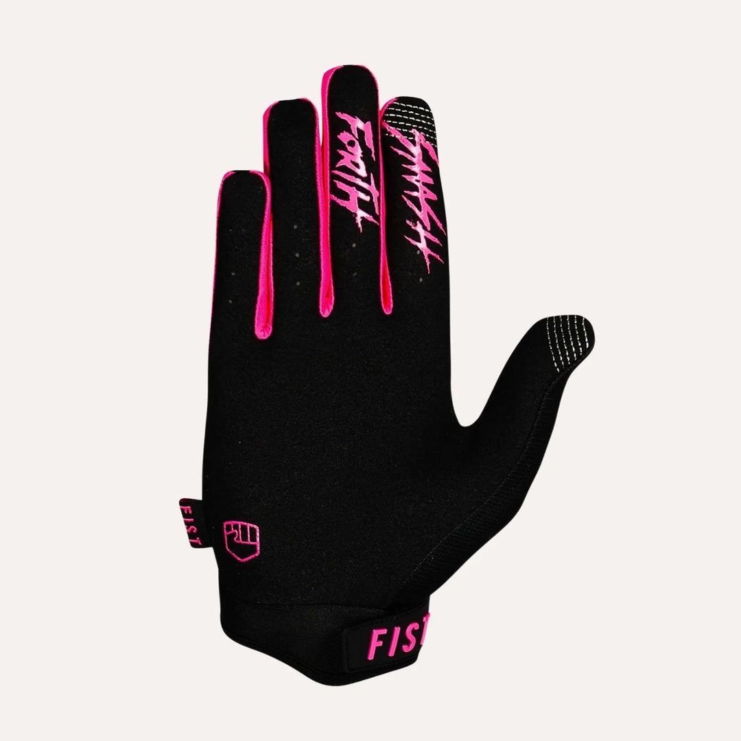 Flight Risk | Fist Strapped Glove Fluro Pink