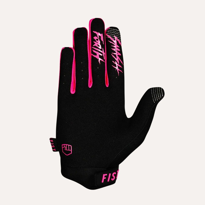 Flight Risk | Fist Strapped Glove Fluro Pink