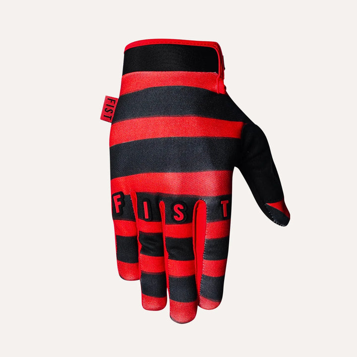 Flight Risk | Fist Strapped Glove Red Stripe