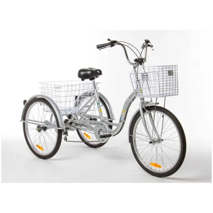 24″ Aluminium Trike Bike Silver